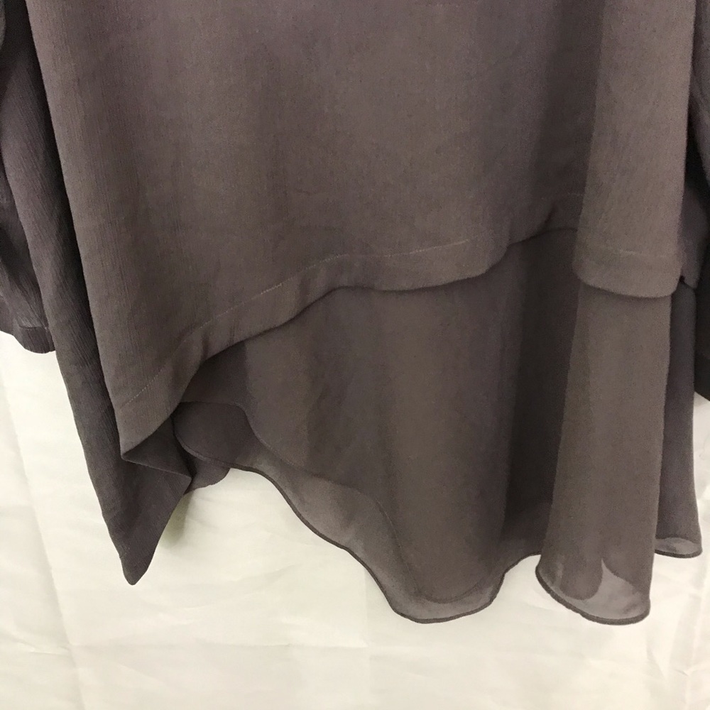 Soft Surroundings Mayfair Chiffon Tunic Blouse - Picture 3 of 7